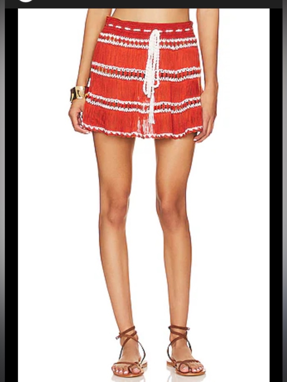 My beachy side-Crochet Mini Skirt Set - Brand size S, NWT - Picture 3 of 8